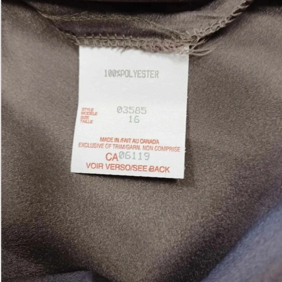 Addition Elle NET Long  Sleeve Metallic Top Size 16 - Picture 5 of 9